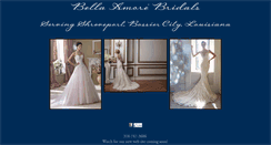 Desktop Screenshot of bellaamorebridals.com